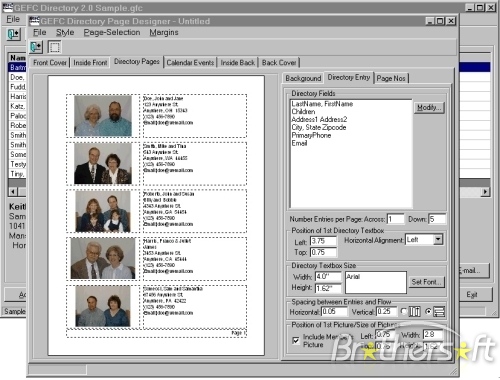 free church photo directory software